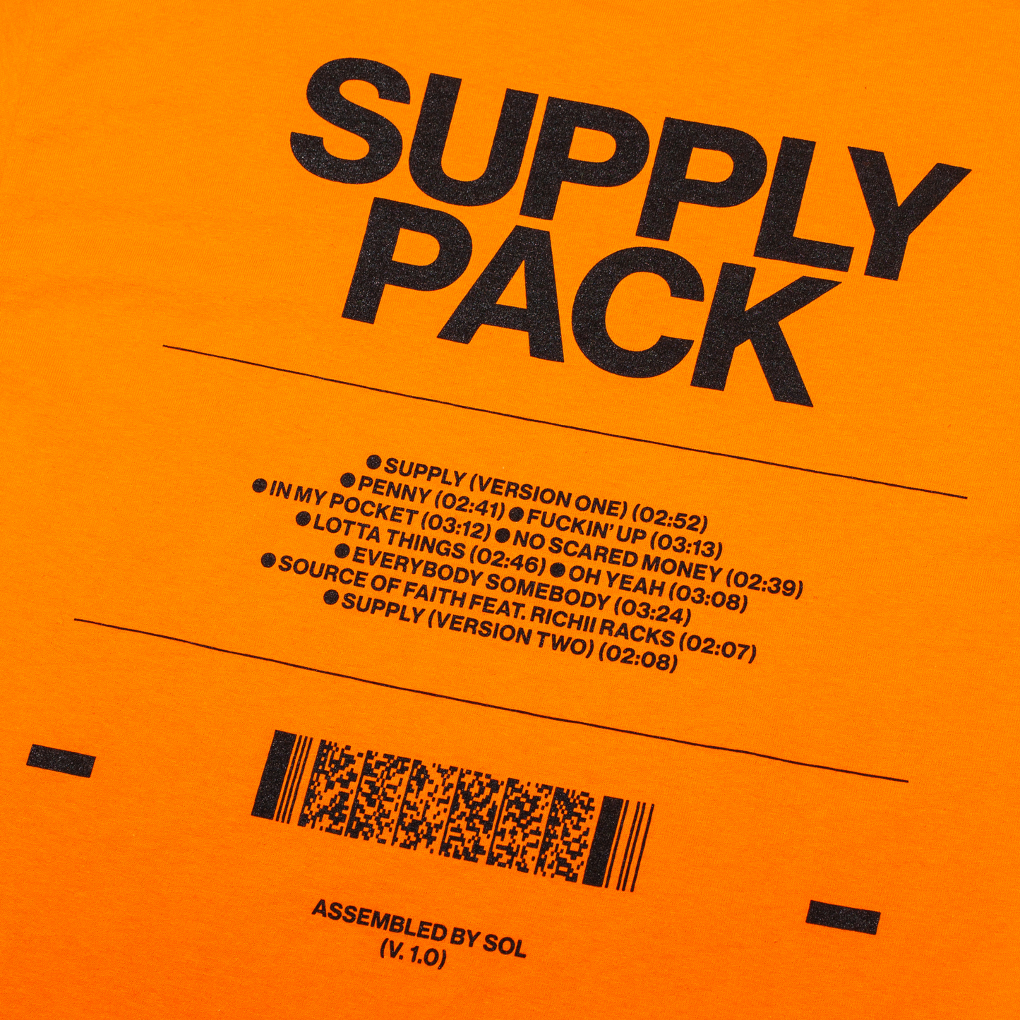Supply Pack Tee-Orange