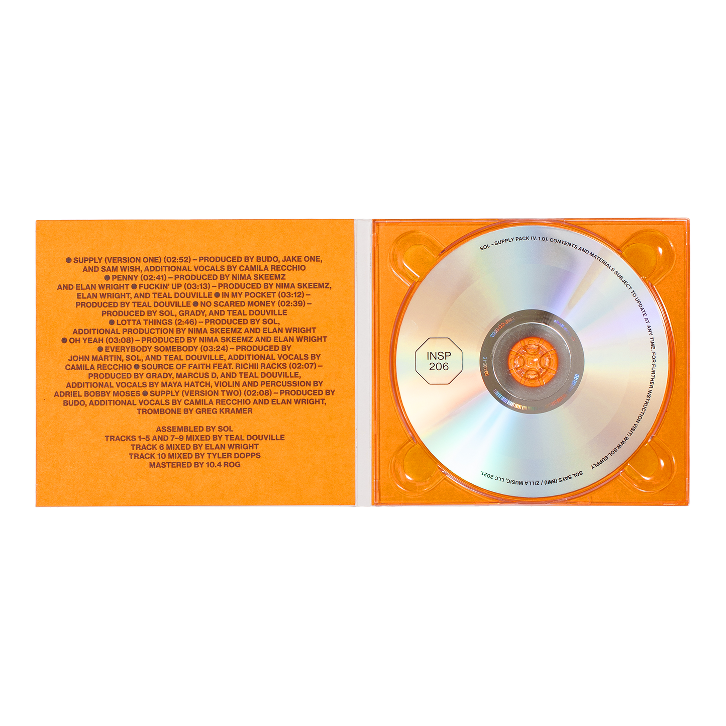 SUPPLY PACK (CD/Album)